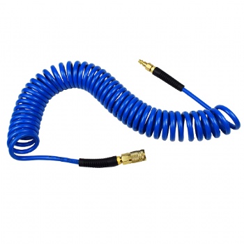  Polyurethane Recoil Air Hose (Blue)	