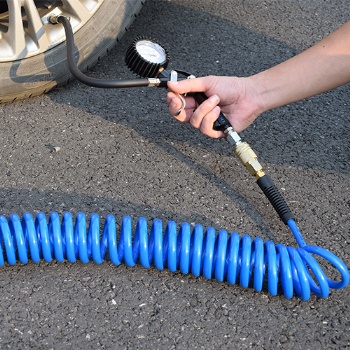  Polyurethane Recoil Air Hose (Blue)	