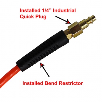  Polyurethane Recoil Air Hose (Red)	