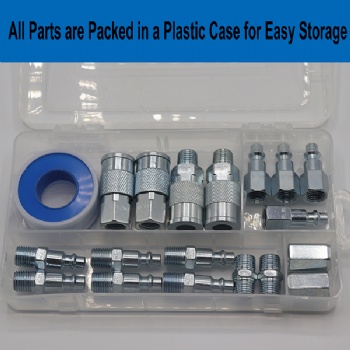  YOTOO 19-Piece Heavy Duty Air Hose Fittings Kit	